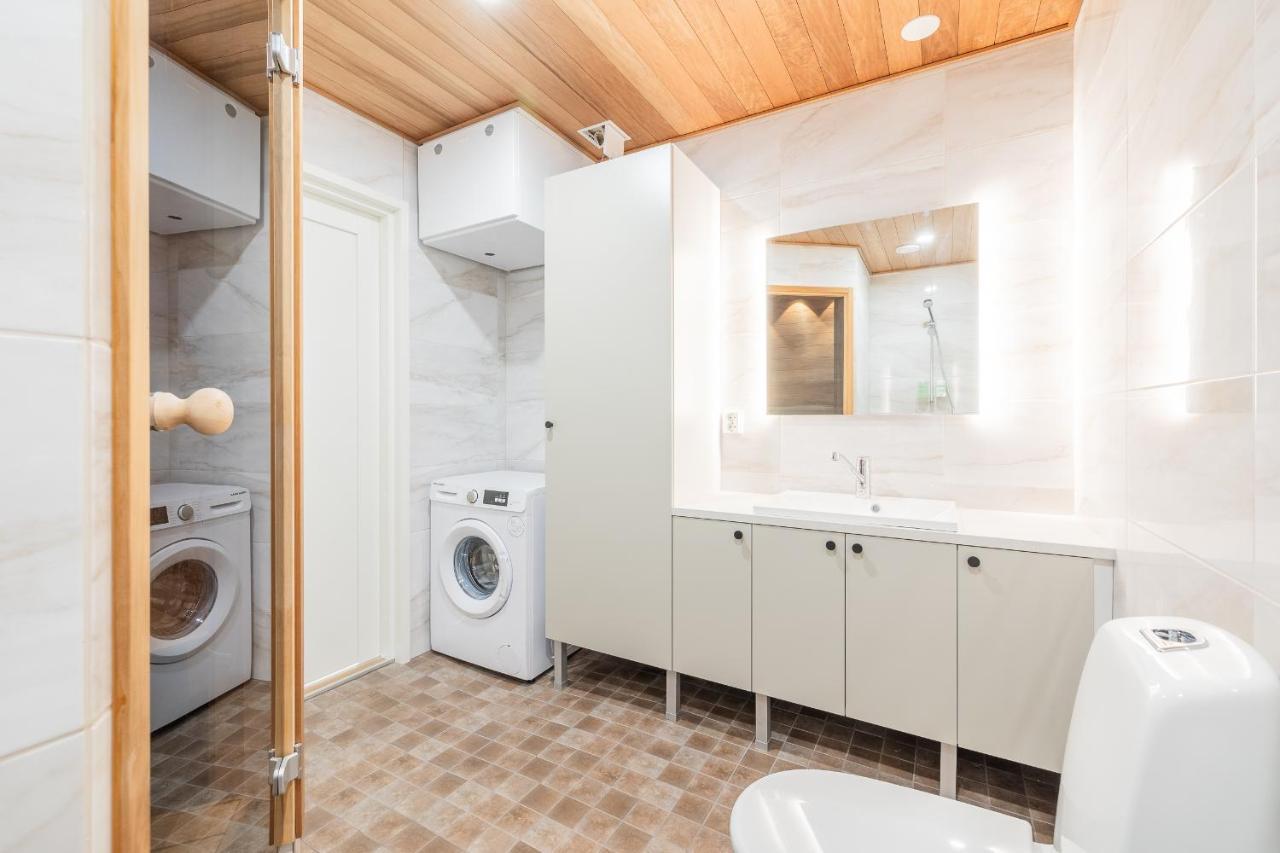Nordic Wooden House Apartment Rovaniemi Ngoại thất bức ảnh