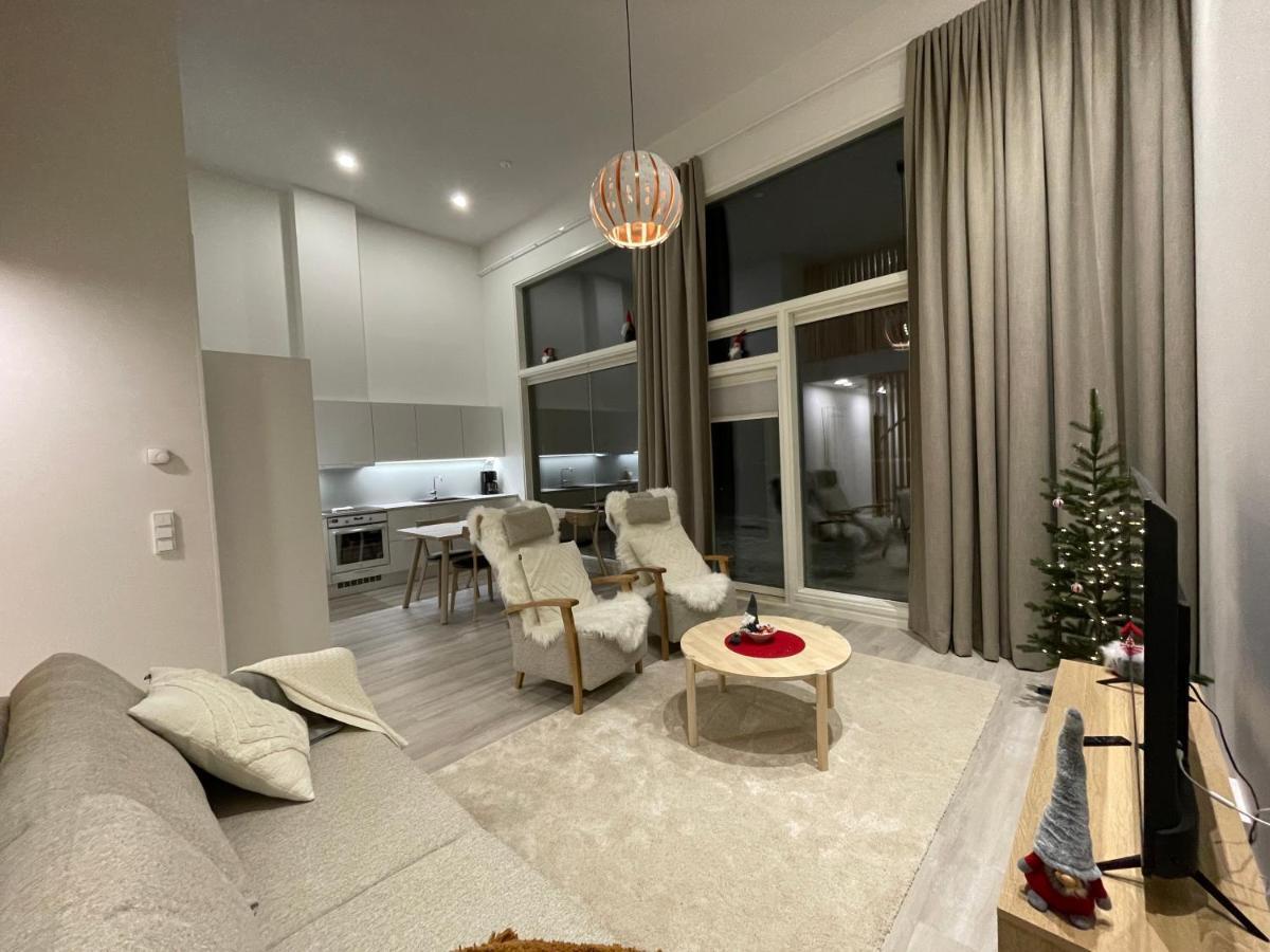 Nordic Wooden House Apartment Rovaniemi Ngoại thất bức ảnh